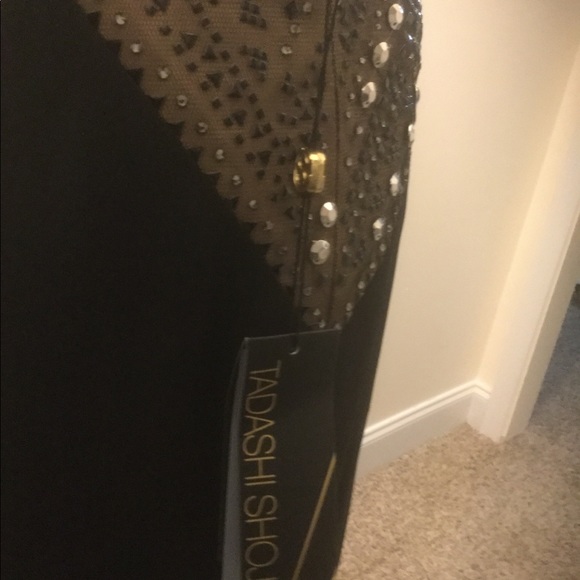 Tadashi Black Gown Sz 12 - Picture 4 of 5